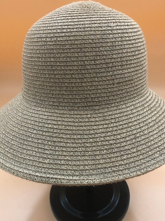 Vintage Magid Straw Cloche Hat – Paper Straw Sun Hat Neutral Beige | Classic main image 6